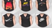 Nikes tank top for Men for Sims 4 miniature 3