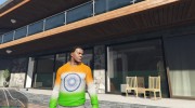 Футболка Индийский флаг для Франклина for GTA 5 miniature 2