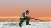 Red Tiger Shotgun для GTA San Andreas миниатюра 3