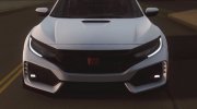 2018 Honda Civic Type-R для GTA San Andreas миниатюра 2