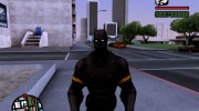 Black Panther Skin для GTA San Andreas миниатюра 1