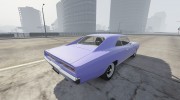 1970 Dodge Charger RT 1.0 for GTA 5 miniature 6