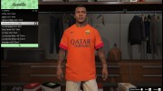 Футболка FC Barcelona для Франклина для GTA 5 миниатюра 1