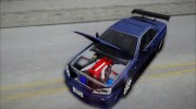 Nissan Skyline R-34 for GTA San Andreas miniature 6
