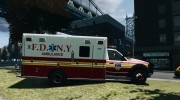 Ford F-350 Ambulance FDNY para GTA 4 miniatura 5