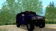 THW Hummer H2 para GTA San Andreas miniatura 4