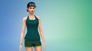 Стильные Кепки для Sims 4 миниатюра 3