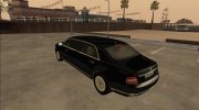 2018 Aurus Senat Limousine for GTA San Andreas miniature 2
