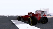 Ferrari F2012 for GTA San Andreas miniature 4