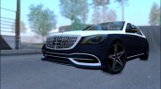 Mercedes-Maybach S650 2019 для GTA San Andreas миниатюра 1