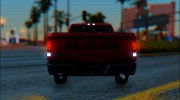 Dodge Ram Rebel 2017 для GTA San Andreas миниатюра 7