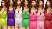 Romper Suit Feather для Sims 4 миниатюра 3