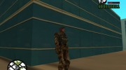Солдат из сталкера МВС Украины в чёрном берете для GTA San Andreas миниатюра 3
