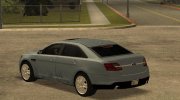 2013 Ford Taurus Civil (Low Poly) для GTA San Andreas миниатюра 3