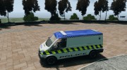 Ford Transit Polish Police para GTA 4 miniatura 2