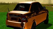 Lada Priora 2170 Gold Ganja Style for GTA San Andreas miniature 3