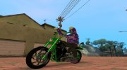 GTA V Western Motorcycle Daemon Con Paintjobs v.2 для GTA San Andreas миниатюра 1
