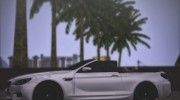 BMW M6 F13 Cabrio para GTA San Andreas miniatura 5