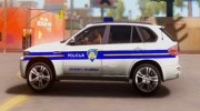 BMW X5 - Croatian Police Car for GTA San Andreas miniature 3