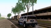 Hummer H2 Spanish Police for GTA San Andreas miniature 3