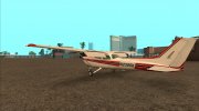 Cessna 172 Skyhawk для GTA San Andreas миниатюра 3