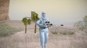 MW2 Arabian Sniper Arctic для GTA San Andreas миниатюра 4