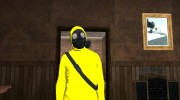 GTA V Online The Heist Gasmask Yellow для GTA San Andreas миниатюра 1