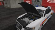 Audi A6 (C6) 3.0 Quattro - Румынская полиция for GTA San Andreas miniature 5