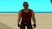 Postal dude в темно-красной майке for GTA San Andreas miniature 1