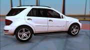 2009 Mercedes-Benz ML 63 AMG v2.0 para GTA San Andreas miniatura 2