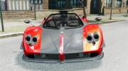 Pagani Zonda Cinque Roadster v2.0 для GTA 4 миниатюра 6