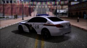 BMW M5 F10 Chinese Police para GTA San Andreas miniatura 2