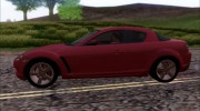 Mazda RX8 2005 для GTA San Andreas миниатюра 4