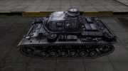 Темный скин для PzKpfw III для World Of Tanks миниатюра 2