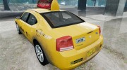 Dodge Charger NYC Taxi V.1.8 для GTA 4 миниатюра 3
