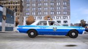 Dodge Aspen 1979 NY Police Department for GTA 4 miniature 4