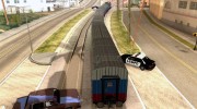 Вагон Российских железных дорог Россия для GTA San Andreas миниатюра 3