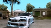 BMW M3 GTR for GTA San Andreas miniature 1
