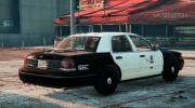 1999 Ford Crown Victoria Slicktop LSPD for GTA 5 miniature 3