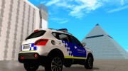 Nissan Qashqai Policia для GTA San Andreas миниатюра 4