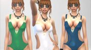 SunCity Swimsuit para Sims 4 miniatura 2