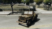 Jeep Willys для GTA 4 миниатюра 1