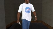 NASA T-Shirt para GTA San Andreas miniatura 2