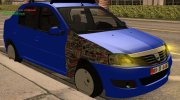 Dacia Logan 1.6 MPI (Tuning) для GTA San Andreas миниатюра 1