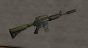 M16A4 Silenced для GTA San Andreas миниатюра 1