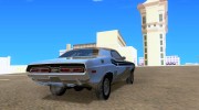 Dodge Challenger 1971 для GTA San Andreas миниатюра 4