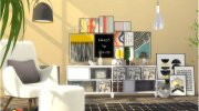 Guernsey Living Room Extra Materials for Sims 4 miniature 2