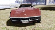Chevrolet Corvette Stringray 1969 v1.0 for GTA 4 miniature 6