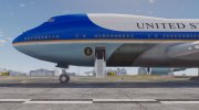 Air Force One Boeing VC-25A (Enterable Interior) for GTA 5 miniature 3