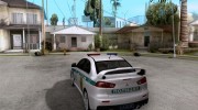 Mitsubishi Lancer Evolution X Казахстанская Полиция для GTA San Andreas миниатюра 3